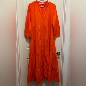Orange Maxi Dress